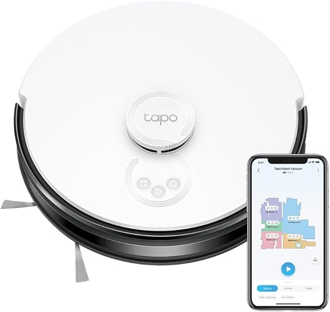 TP-Link Tapo LiDAR Navigation Robot Vacuum Cleaner and Mop