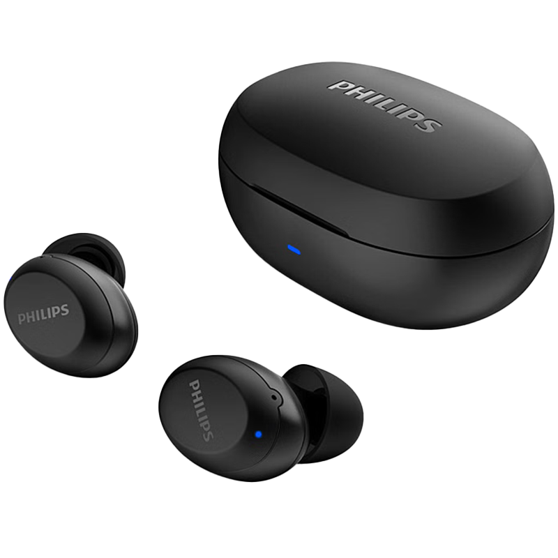 Philips True Wireless InEarGel Black Touch