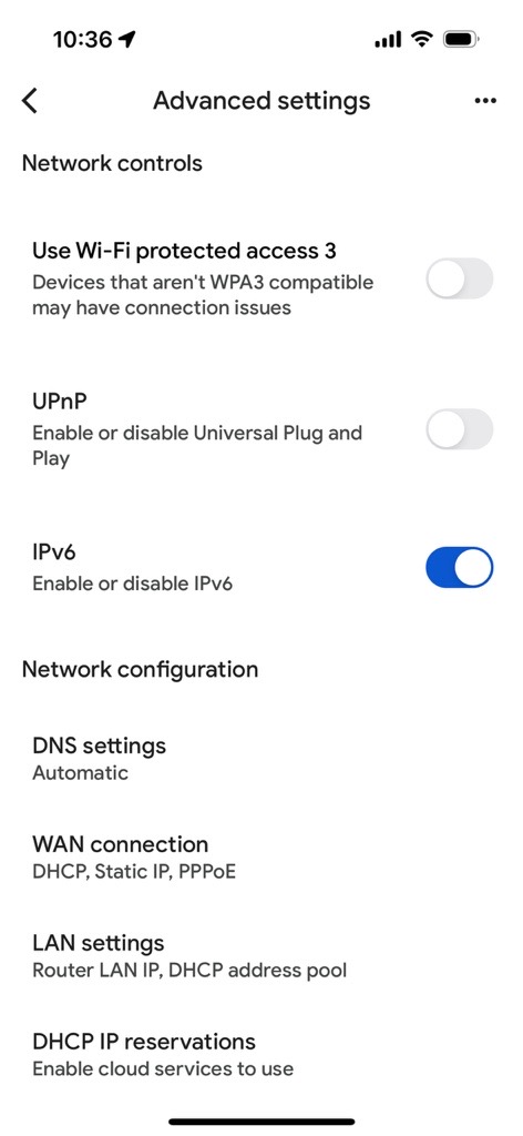 WAN Connection Settings